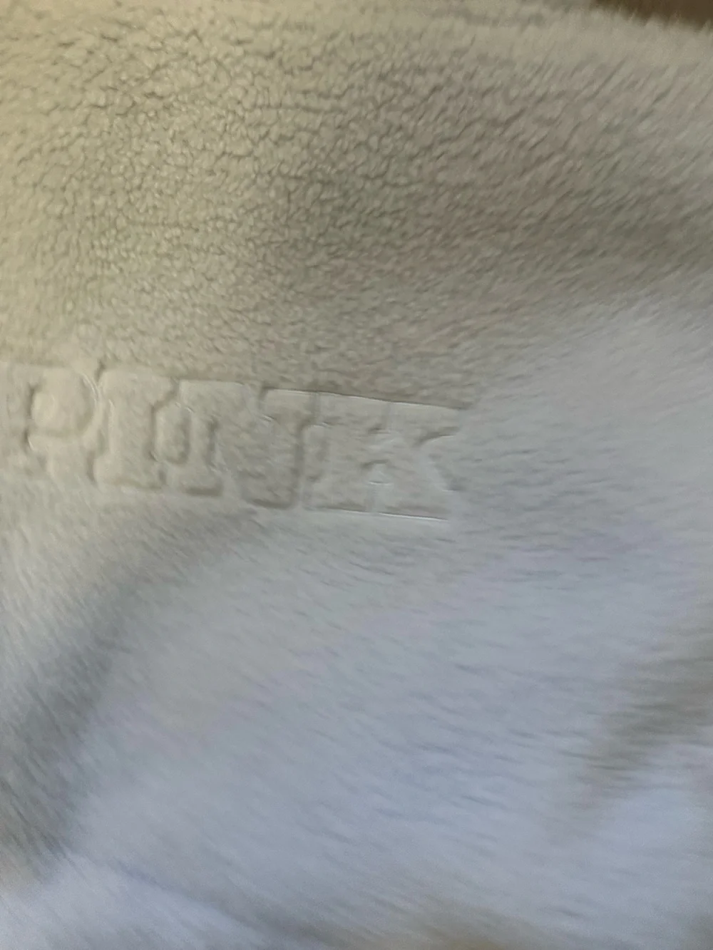 PINK Victoria's Secret Cream Sherpa Tote